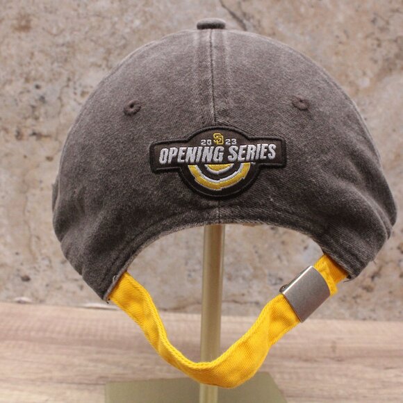 San Diego Padres Hat Cap Gray Mens Adjustable Embroidered 2023 Opening Series - Picture 5 of 8